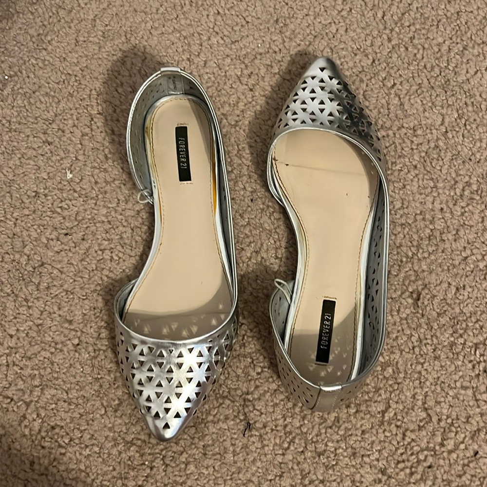 Silver laser cut flats